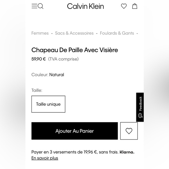 🧢Calvin Klein Tan Women's Sun Hat OS NEW🧢 - Picture 9 of 9